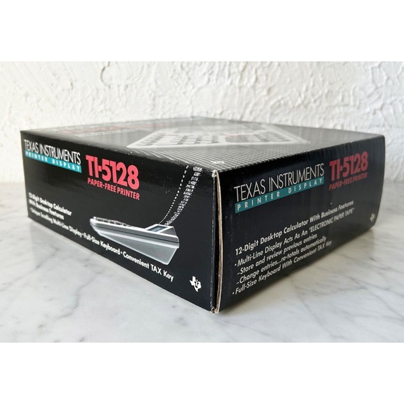 Texas Instruments Desktop Calculator Paper-Free TI-5128 + AC Adapter Works Great - Picture 12 of 13